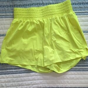 Yellow Women's Shorts